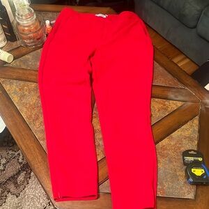 Beautiful red ankle pants in great used condition. Lots of wear left!!!